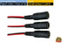 DC Power Plug Pigtail Cable (XLR, 19.68 inches, Pack of 10) for Laptop, Power Bank, Camera...