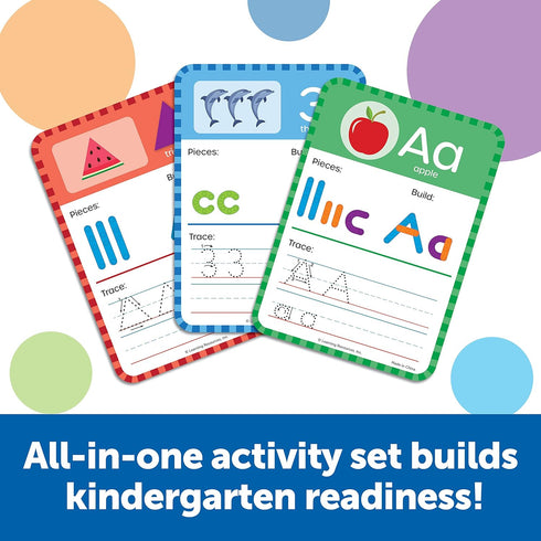 Learning Resources Skill Builders! Kindergarten Letter & Number Maker, Educational Indoor Games, Preschool Alphabet, Toddler, Brain Toys,Back to S...