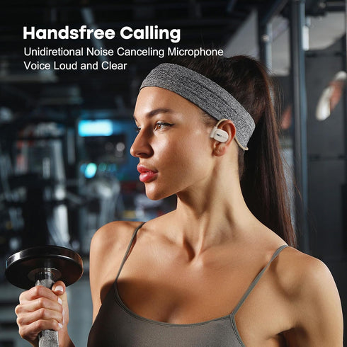 MAIRDI Open Ear Headphones Bluetooth 5.3 Air Conduction Wireless Headphone Sport Earbuds with Premium Sound, 8H Playtime, Mic Noise Reduction Earp...