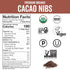 Viva Naturals Organic Cacao Nibs, 8 oz (227 g) - Keto Friendly and Vegan, Unsweetened Chocolate Chip Substitute, Perfect for Gluten Free Baking, C...