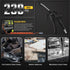 High Volume Air Blow Gun with Rubber Guard Air Flow Nozzle, Industrial Household Air Blower Gun Angle Bent Jet Nozzle, Air Gun for Compressor Pneu...
