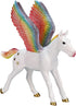 MOJO Pegasus Baby Rainbow Realistic Fantasy Toy Replica hand painted figurine...