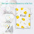 OUTSHINE 6 x9 Lemons Hardcover Recipe Binder, Blank Recipe Binder to Write in Your Own Recipes, Recipe Binder, Recipe Book Blank, Recipe Notebook,...