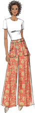 Vogue V9361E5 Very Easy Women's Semi-Fitted Pants Sewing Patterns, Sizes 14-22, White...
