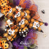 Ribbli Halloween Ribbon Wired,6 Rolls Orange and Black Halloween Ribbon 2.5 Inch Total 90 Feets(30 Yards), Ghost/Spider/Polka Dot/Black Velvet Rib...