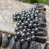 99Pcs 8mm Black Hematite Beads for Jewelry Making Natural Gemstone Round Loose Stone Spacer Beads Supplies Accessories for Bracelet Necklace with ...