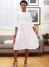 McCall's Patterns McCall's Women's Knee Length Pleated Dress, Sizes 6-14 Sewing Pattern, White...