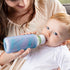 Dr. Brown's Options+ Narrow Glass Bottle Sleeve, 100% Silicone, Glow-in-the-Dark, BPA-Free, 8 oz, 1-Pack...