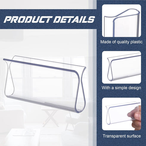Roller Window Shades Shade Pull for Roller Shades Pull Down Shades Blinds for Windows Shade Grips Plastic Hem Grip Roller Shade Hardware for Home ...