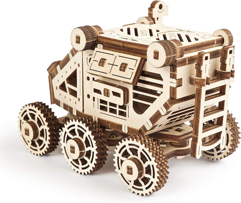 UGEARS Science STEM Mars Rover, DIY Engineering Activity, STEAM School Project, Mechanical Wooden Puzzle, Eco Building 3D Toy, Educational Gift fo...