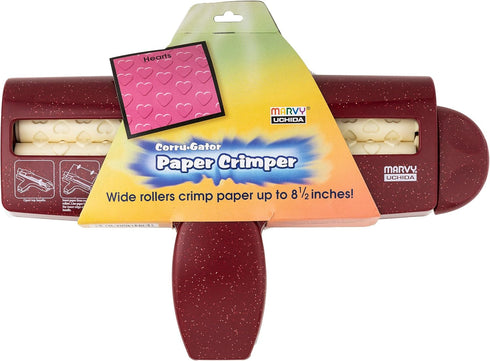Uchida Corru-Gator Paper Crimper 8.5"-Hearts...