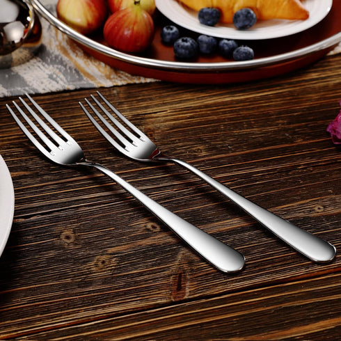 KEAWELL Premium Louise 9" Serving Spoon Set – 18/10 Stainless Steel - Uniting Elegance and Durability - Exquisite Serving Utensils for Parties (Se...