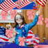 Patriotic Wired Ribbon Red and White Ribbon, Red Ribbon Red White Blue Ribbon Wired, 4th of July Ribbon for Memorial Day Independence Day, Summer ...