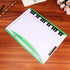 2pcs Dry Erase Music Lap White Board Erasable Writing Staff Write Musical Notes Double Sided Whiteboard Teaching Practice Board White 28.4x21x0.1c...