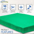 GREEN EVA Foam Sheets, 9 x 12 Inch, 2mm Thick Handicraft Foam Paper for Arts and Crafts, by ACTIVITYya - 10 Sheets...