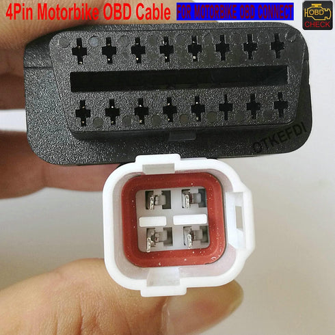 Motorcycle 4pin OBD Diagnostic CANBUS Cable for Yama Motorbike...