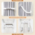 NICEEC 2 Pack Strong Magnetic Curtain Tiebacks Modern Simple Style Drape Tie Backs Convenient Decorative Weave Rope Curtain Holdbacks for Thin or ...