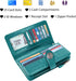 Travelambo Women's Wallet RFID Blocking Credit Card Holder Large Capacity Wristlet Leather Wallets Purse...