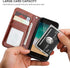 Bocasal for iPhone SE (2022)/SE (2020)/8/7 Wallet Case with Card Holder PU Leather Magnetic Detachable Kickstand Shockproof Wrist Strap Removable ...