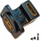 HDMI Right Angle D Type Panel Mount Adapter Connector Extender Socket Series D-Type HDMI Coupler Female to Female Glod Plated Connector with Screw...