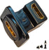 HDMI Right Angle D Type Panel Mount Adapter Connector Extender Socket Series D-Type HDMI Coupler Female to Female Glod Plated Connector with Screw...