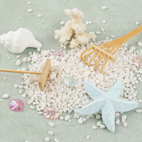 AUEAR, Set of 3 Mini Zen Sand Rakes Bamboo Rock Garden Sand Tray Rake Tools for Home Office Table...