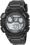 Amazon Essentials Men's Digital Chronograph Black Resin Strap Watch...