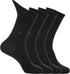 Diabetic Dress Socks Comfortable Soft - Men Women - Non constricting to Ease Circulation Neuropathy Maternity (Black 4 Pairs)...