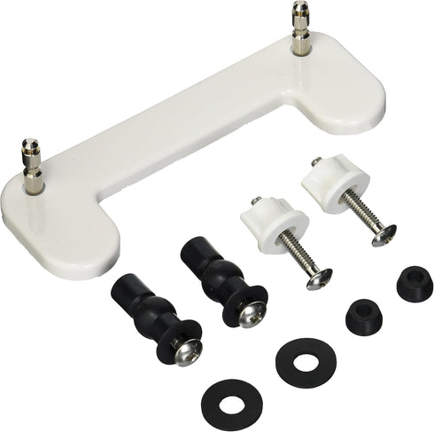 American Standard 760234-100.0200A Repair Parts Bottom and Top MTG Kit with Bar Hinge, White...