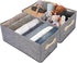 Stackable Storage Bins with Lids 1 Pack Foldable Storage Containers Closet Organizer, Clothes Organizer for Closet, Clothes Organizer for Clothes,...