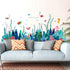 Removable 3D Under The Sea View Grass Wall Decal - DIY Ocean Coral Seaweed Stickers Murals - Peel and Stick Home Decor for Kids Bedroom, Bathroom,...