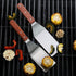 New Star Foodservice 36299 Wood Handle Heavy Duty Hamburger Turner/Spatula with Cutting Edge, 11.5"...