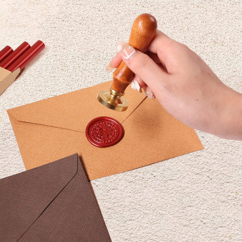 Glue Gun Sealing Wax Sticks for Wax Seal Stamp - Metallic Gold, Great for Wedding Invitations, Cards Envelopes, Snail Mails, Wine Packages, Christ...
