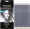 Dyvicl Professional Charcoal Pencils Drawing Set - 12 Pieces Soft, Medium & Hard Charcoal Pencil for Drawing, Sketching, Shading, Artist Pencils f...