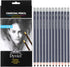 Dyvicl Professional Charcoal Pencils Drawing Set - 12 Pieces Soft, Medium & Hard Charcoal Pencil for Drawing, Sketching, Shading, Artist Pencils f...
