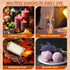 Autumn Fragrance Oil Set, Premium Fall Essential Oils for Diffuser and Candle Making - Pumpkin Spice, Cinnamon, Spiced Cider, Snickerdoodle, Autum...
