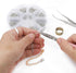 Jump Rings for Jewelry Making Lobster Clasps and Chain Extension Tails 4mm 5mm 6mm 7mm 8mm 10mm Open Jump Rings for Necklace Repair(White K)...