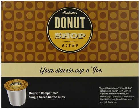 Authentic Donut Shop Blend Chocolate Chip Cookie Single Cup Coffee for Keurig K Cup Brewers, 24Count...