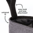 Diono Buggy Buddy Universal Stroller Organizer with Cup Holders, Secure Attachment, Zippered Pockets, Safe & Secure, Gray...