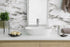 Safiyya Wallpaper Marble Contact Paper Granite Wallpaper Peel and Stick Modern Adhesive Removable Wallpaper White and Grey Contact Paper for Count...