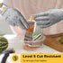 JPP Premium Cut Resistant Gloves, Cutting Proof CE Level 5 Protection, Food Grade Safe, Ambidextrous, 3D-Comfort Fit, Machine Washable, Dexterity,...