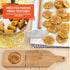 IMUSA BAM-10007 Jumbo Tostonera, Natural - Bamboo Pataconera, Plantain Press, Tortilla Quesadilla Maker Flour Dough Press for Quesadillas Tortilla...