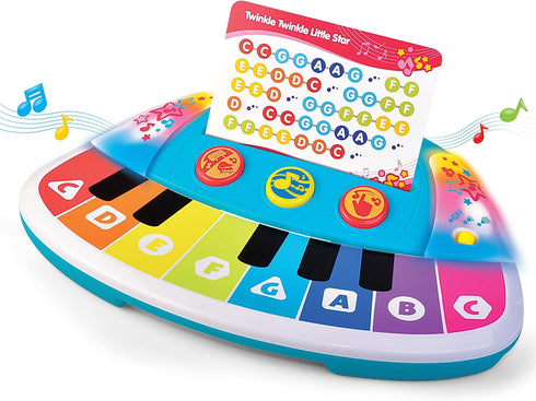 Magic Touch Baby Piano, Toddler Music Toy, Infant Touch Sensor Musical Piano Instrument, Switch between Piano and Xylophone, Kids Gifts for 9 12 1...