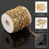 32.8 Feet Aluminum Link Chain Light Gold Flat Oval Chains for Jewelry Making Unwelded Paperclip Chain Spool Necklace Chains Bulk with Lobster Clas...