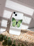 Green Nature Butterfly Phone Grip Stand, Cute Butterfly Cell Phone Holder,Collapsible Phone Charms Accessory,Expanding Kickstand Phone Grip with I...
