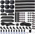 311Pcs Cable Management Organizer Kit 4 Cable Sleeve Split,53Cable Clips 12Cord Clips Holder,22 Cable Ties, 20 Adhesive Wall Cable Tie, 200Fasten ...