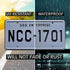 USS Enterprise | NCC-1701 | Metal Stamped License Plate...