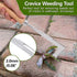 Hand Weeder Tool Garden Weeding Tool, Uprooting Weeding Tool Gardening Weeder Tool, Stainless Steel Gardening Tools for Yard and Garden, 3 Pcs...