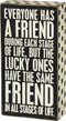 Primitives by Kathy 28579 Polka Dot Trimmed Box Sign, 4 x 7.5-Inches, All Stages...