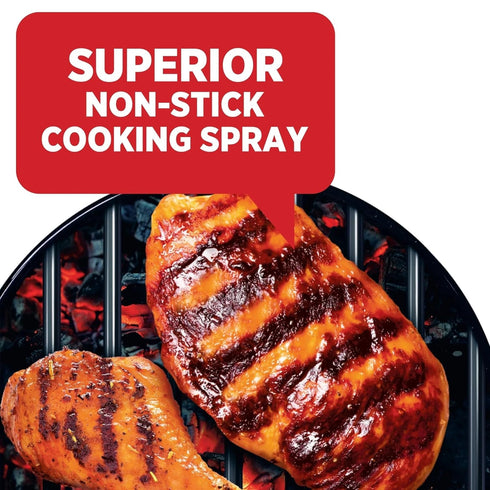 Pam No-Stick Cooking Spray - Grill - For High Temperature - Net Wt. 5 OZ (141 g) Each - Pack of 2...